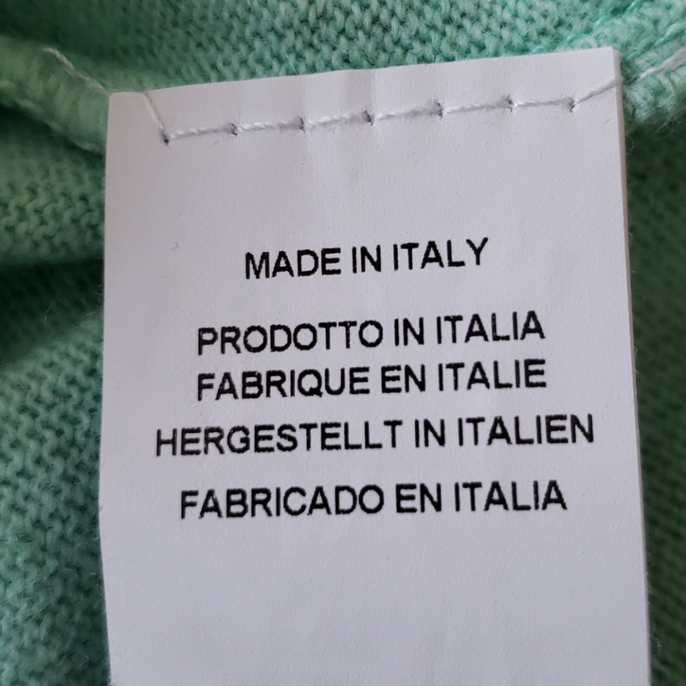 Blumarine turquoise cashmere/wool sweater - Picture 7 of 13